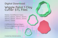 Wiggle Petal 1 Clay Cutter Earring -Cookie Cutter Product Image 1