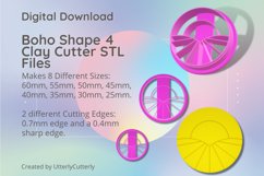 Boho Shape 4 Clay Cutter - Cookie Cutter STL File Product Image 1