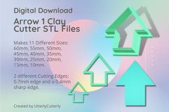 Arrow 1 Clay Cutter - Cookie Cutter STL Product Image 1