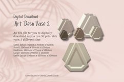 Art Deco 2 Vase STL File Product Image 1