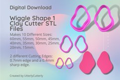 Wiggle Shape 1 Clay Cutter - Cookie Cutter STL File Product Image 1