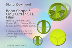 Boho Shape 3 Clay Cutter - Cookie Cutter STL File Product Image 1