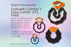 Clay Cutter STL File - Cobweb Combo 1 Clay Cutter Earring -C Product Image 1