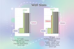 Clay Cutter STL File Rectangle Diamond 1 - Earring Digital F Product Image 5