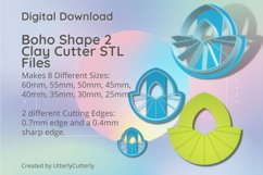 Boho Shape 2 Clay Cutter - Cookie Cutter STL File Product Image 1
