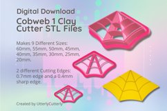 Clay Cutter STL File - Cobweb 1 Clay Cutter Earring -Cooki Product Image 1