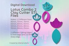 Clay Cutter STL File - LOTUS PEARL COMBO 2 Product Image 1