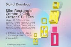 Rectangle Combo 2 Clay Cutter - Cookie Cutter STL Product Image 1
