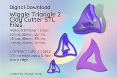 Wiggle Triangle 2 Clay Cutter - Cookie Cutter STL File Product Image 1