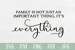 Family Quote Farmhouse Sign - Family Is Everything Product Image 2