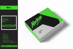 Half View of Coffee Box Mockup Product Image 1