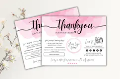 Small Business Thank You Card Template Product Image 1