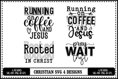 Christian Svg 4 Designs, Faith Svg, Jesus Svg Product Image 1