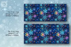 Frozen Beauty / Christmas Vibe mug wrap. 11&15oz Product Image 2