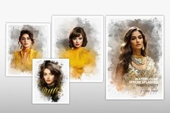 Watercolor Serene Splashes Photo Product Image 1