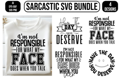 Sarcastic Svg, Funny Sarcasm Svg Product Image 1