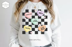 Valentine Hearts Sublimation | Valentine's Day Checkerboard Product Image 1