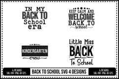 Back to School Svg 4 Designs Product Image 1