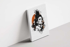Ink Splash Portrait Wall Art Template Product Image 1