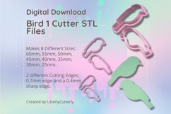 Clay Cutter STL File Bird 1- Earring Digital File Download- Product Image 1