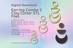 Earring Combo 2 Clay Cutter - STL Digital File Download- 9 s Product Image 1
