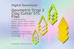 Geometric Drop 2 Clay Cutter - STL Digital File Download- 13 Product Image 1