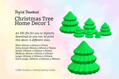 Christmas Tree 1 Home Decor STL File - Digital Downl Product Image 1