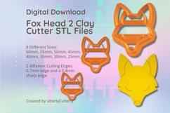 Fox Head 2 Clay Cutter - Animal STL Digital File Download- 8 Product Image 1