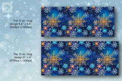 Frozen Beauty / Christmas Vibe mug wrap. 11&15oz Product Image 2