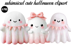 Whimsical Cute Halloween Png Clipart Product Image 1