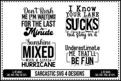 Funny Sarcastic Svg 4 Designs Product Image 1