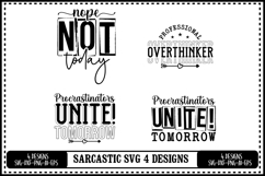 Funny Sarcastic Svg 4 Designs Product Image 1