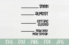 Shhh - Now You May Speak Coffee Levels Funny Mug SVG Product Image 2