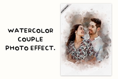 Watercolor Couple Photo Effect Product Image 1