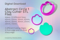 Abstract Circle 1 Clay Cutter - Cookie Cutter STL File Product Image 1