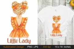 Little Lady. Girl Sublimation. Girl Shirt. Product Image 1
