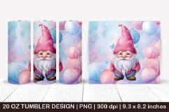 Pink Christmas Tumbler, Pink Gnomes,Christmas gnomes tumbler Product Image 1