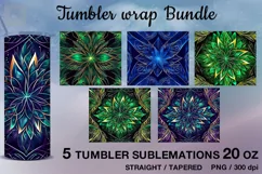Magical abstractions. 5 Tumbler Sublimations, 20 oz Tumbler Product Image 2