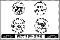 Sarcastic Svg 4 Designs Product Image 1