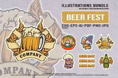 Cartoon Beer For Bar And Pub Festive St Patrick Day Product Image 1