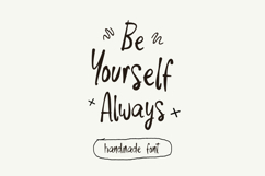 Be Yourself Always - Handmade Font Product Image 1