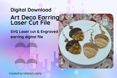 Acorn Fall Autumn Earring Laser Cut File- SVG FILE Product Image 1