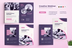 Creative Webinar Bifold Brochure Product Image 1