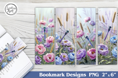 Dragonfly Printable Bookmark 4 PNG Product Image 1