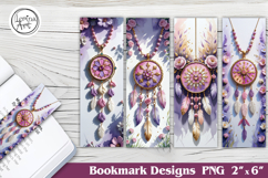 Dream Catcher Printable Bookmark 4 PNG Product Image 1