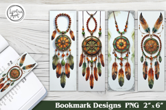 Dream Catcher Printable Bookmark 4 PNG Product Image 1