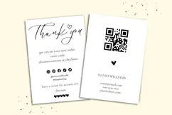 CANVA | Online Small Business Thank You Card Product Image 1