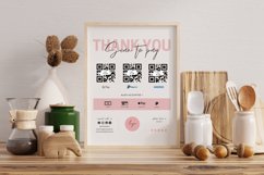 Canva Editable Scan to Pay Sign Template Product Image 1