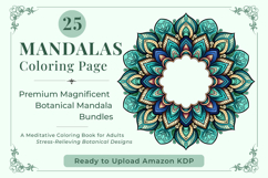 Floral Mandala Coloring Amazing Product Image 1