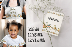 Seamless Spring Easter border PNG Product Image 2